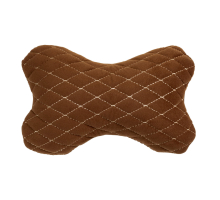 Alcantara fejtámla párna 27×16 cm barna