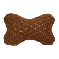 Alcantara fejtámla párna 27×16 cm barna